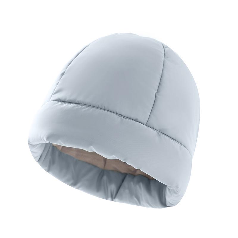 European & American Fleece-lined Windproof Winter Hat - Warm & Thick Feather Velvet Sleep Cap