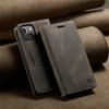 Für iPhone 13 mini Vintage Leder Flip Wallet Hülle mit RFID-blockierendem Kartenschlitz, Mattes Retro Folio Cover für Damen Herren (4 Farben)