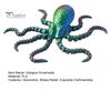 3D Printed Marine Animal Octopus Sea Fidget Toy, Flexible Articulated Tentacle Figurine, Sensory Toy Desktop Decoration with Movable Joints