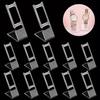 15 Stück Transparenter Uhren-Displayständer L-Form Klarer Uhren-/Armband-/Schmuck-Displayständer Organizer Uhrenhalter Schmucktürme