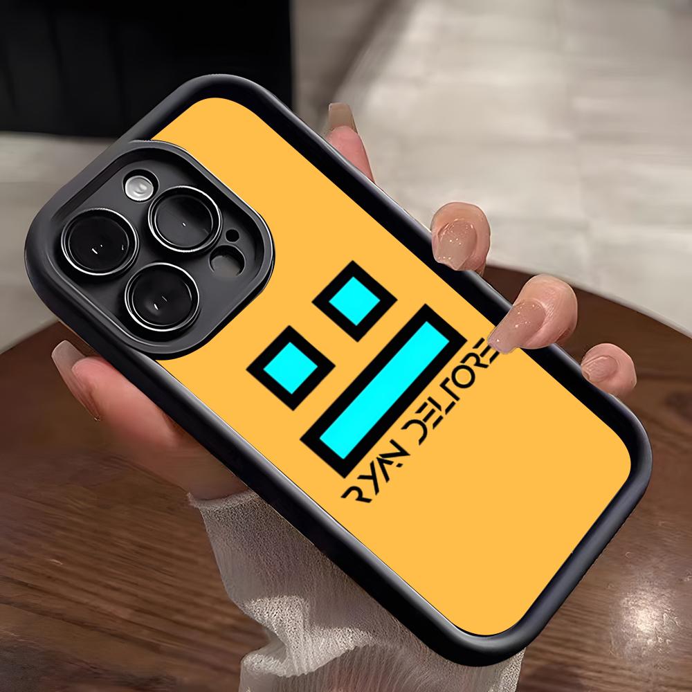 

G-Geometry Dash Game Phone Case For IPhone 17 Pro Max 15 Pro 16 14 Plus 12 13 Mini 11 Pro Shockproof Soft Cover iPhone 11