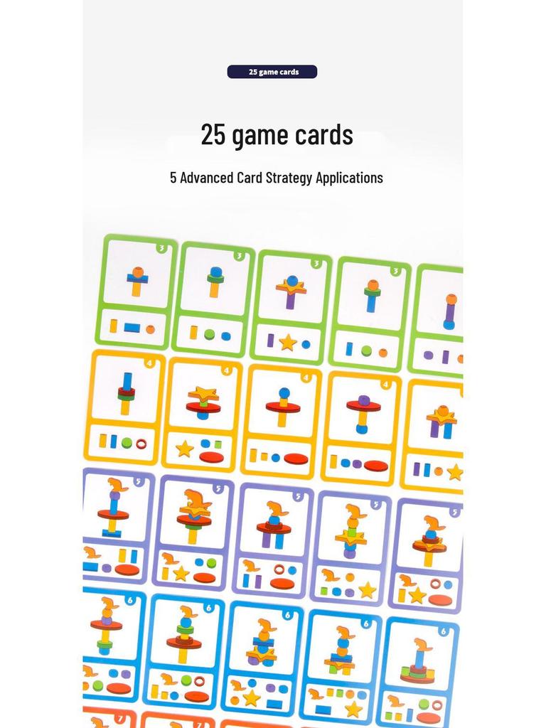 Sea Fox Matching Toy for Kids 2-6: Multiplayer Stacking Game with Large Pieces for Parent-Child Interaction