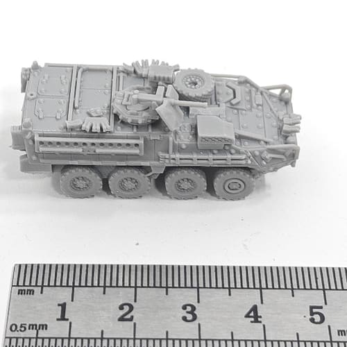 5PCS 1/144 DIY M1127 Stryker Reconnaissance Vehicle 3D Resin Model Kits ? US Army "Stryker" Armored Reconnaissance Vehicle