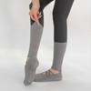 Mid Tube Length Grip Pilates Socks Breathable Fabric Strappy Grip Sock  Fitness Activities