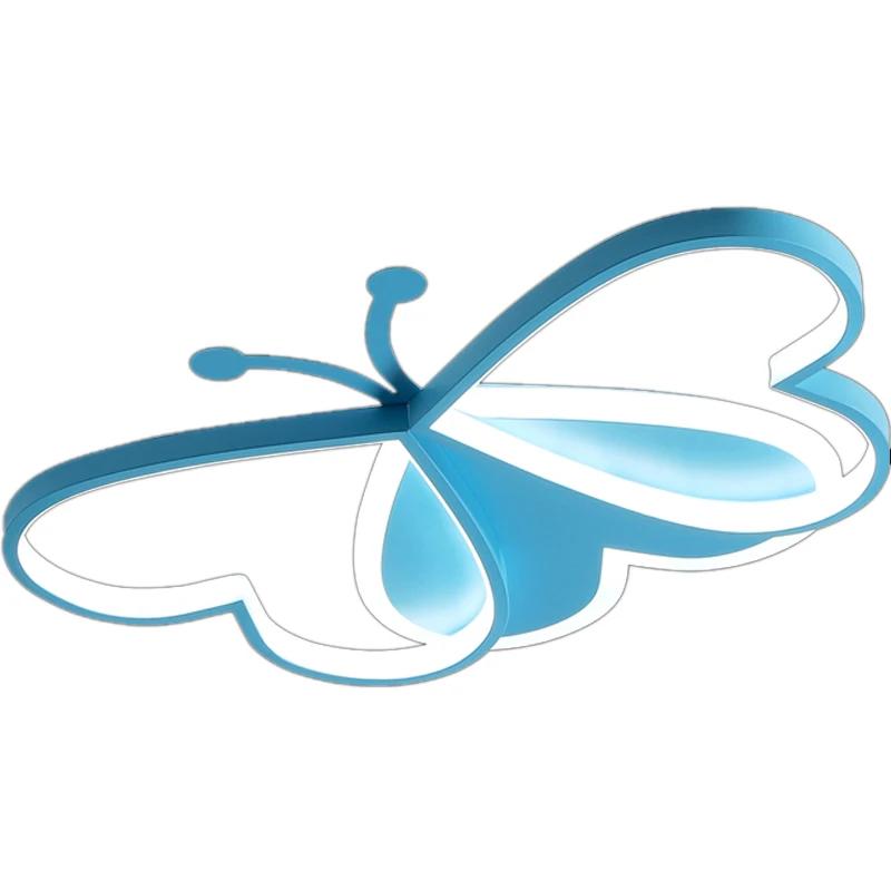 Children's Room Butterfly Ceiling Light Modern Design Living Room Girls' Bedroom Light Study Home Decoration Cartoon LED Light