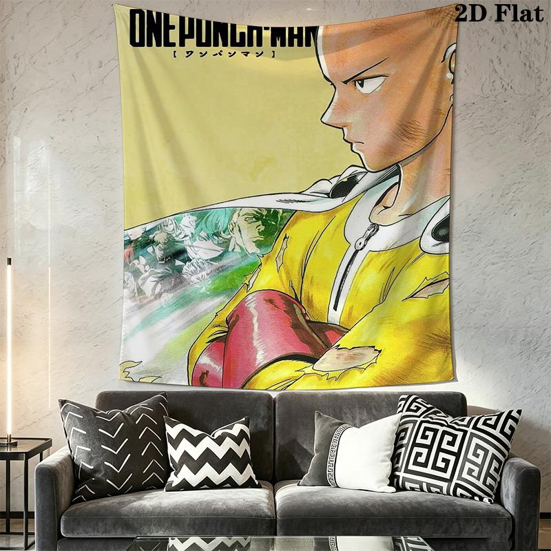 One-Punch Man Pattern Home Decor Tapestry, Wall Hanging, Decorative RV Wall Cloth.DGT0925501