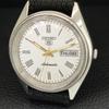 VINTAGE SEIKO 5 AUTOMATIC 6309A JAPAN MENS WHITE COLOR DIAL WATCH A708311-1