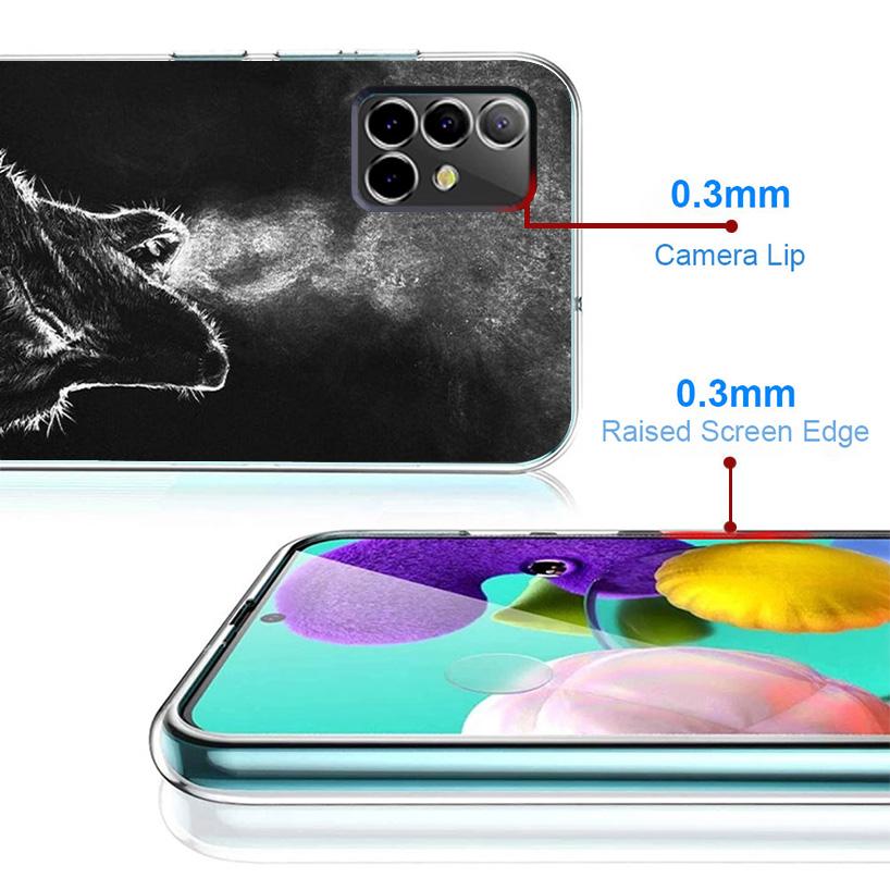 Angry Animal Wolf Fierce Phone Case For Samsung Galaxy A17 A16 A15 A14 A13 A57 A56 A55 A54 A53 A37 A36 A35 A34 A33 A26 A25 A24 A