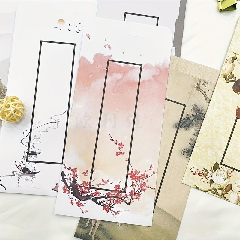 1 set/50 buc set plicuri vintage, stil antic imprimare culoare vintage plic sac scrisoare de dragoste, antet plic premium literar de confesiune