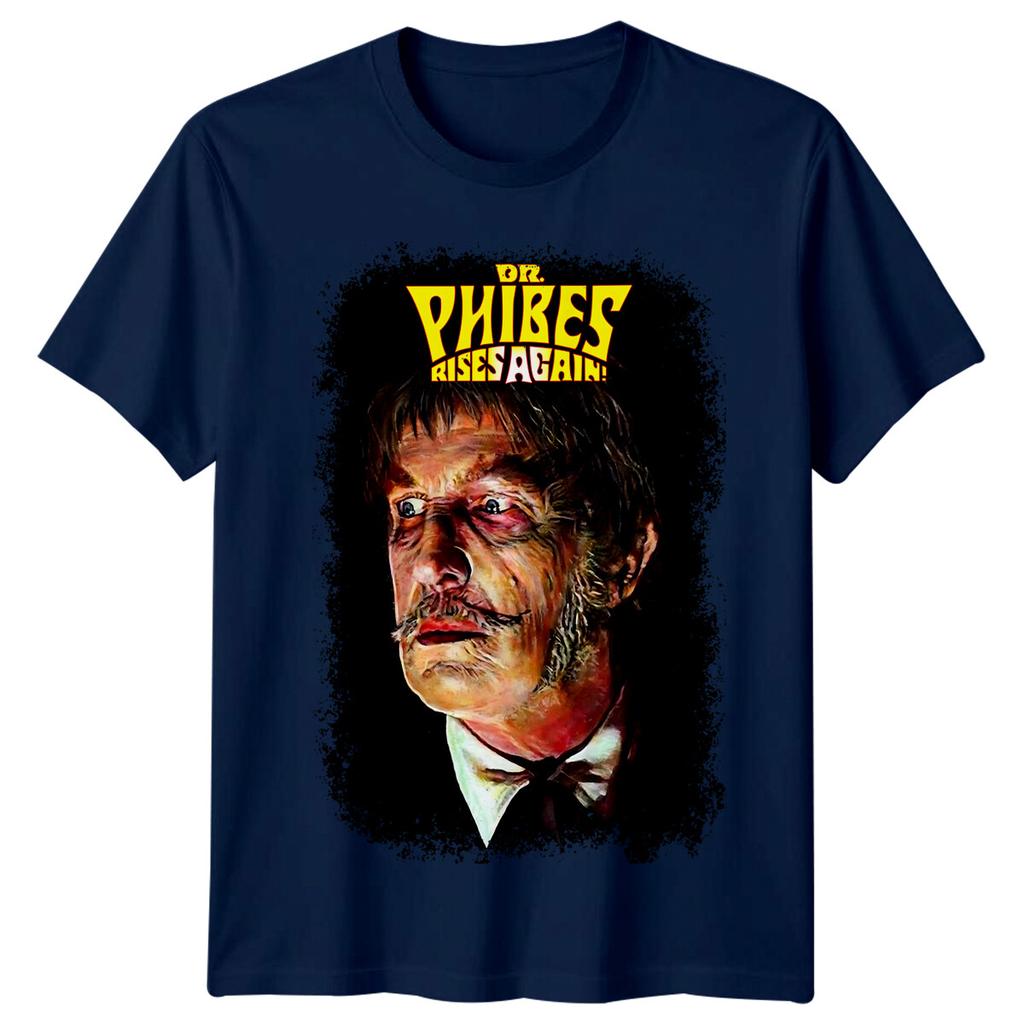Dott. Phibes Ritorna (1972) T-shirt ispirata ai poster cinematografici, stile retrò anni '80.