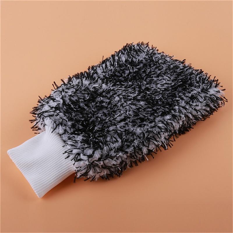 Wash Tool Car Wet and Dry Cleaning Gloves Care Fiber Mitt