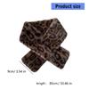 Comfortable and Stylish Leopard Pattern Neck Warmer Soft Faux Furs Winter Scarf for Keeping Warm In Chilly Weather