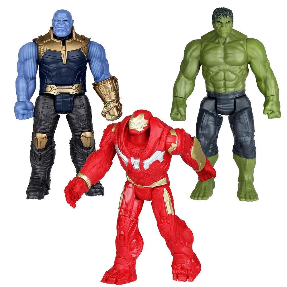 Premium Quality Avengers Titan Hero Series 12" Thanos Iron Spiderman Hulk Thor Action Figures