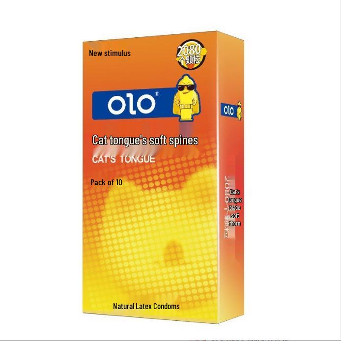 OLO 10-Pack Ice & Fire Condoms for Adults - God/Goddess Pleasure Series
