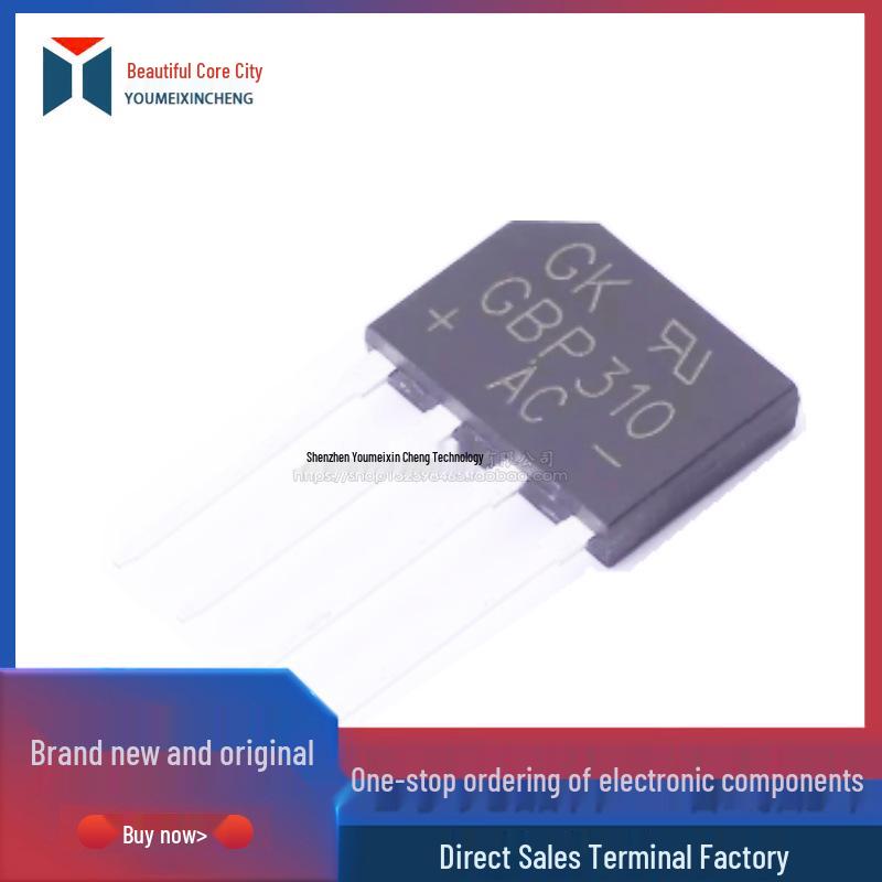 

GBP310 Silicon Bridge Rectifier: 3A 1000V Direct Plug-in Adapter