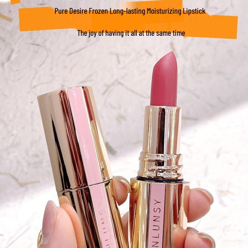 Anlusi Soft Mist Non-stick Matte Lipstick - Velvet Satin Lip Glaze & Gloss.
