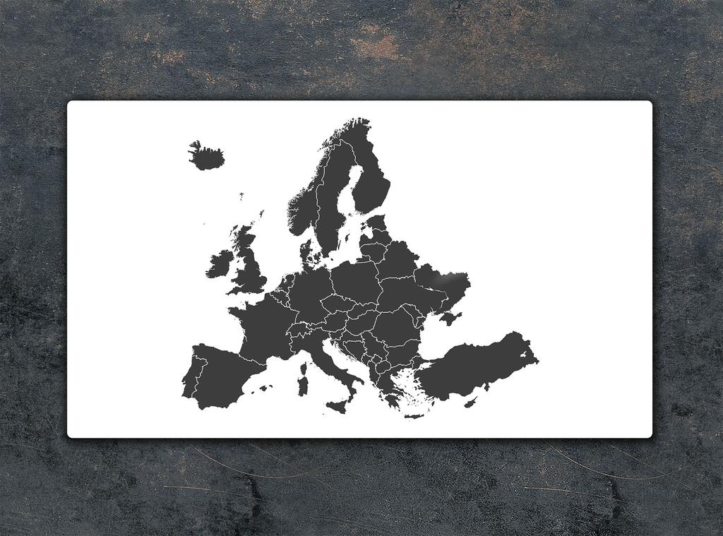 SZKLANA DESKA DO KROJENIA 52x30 MAPA
