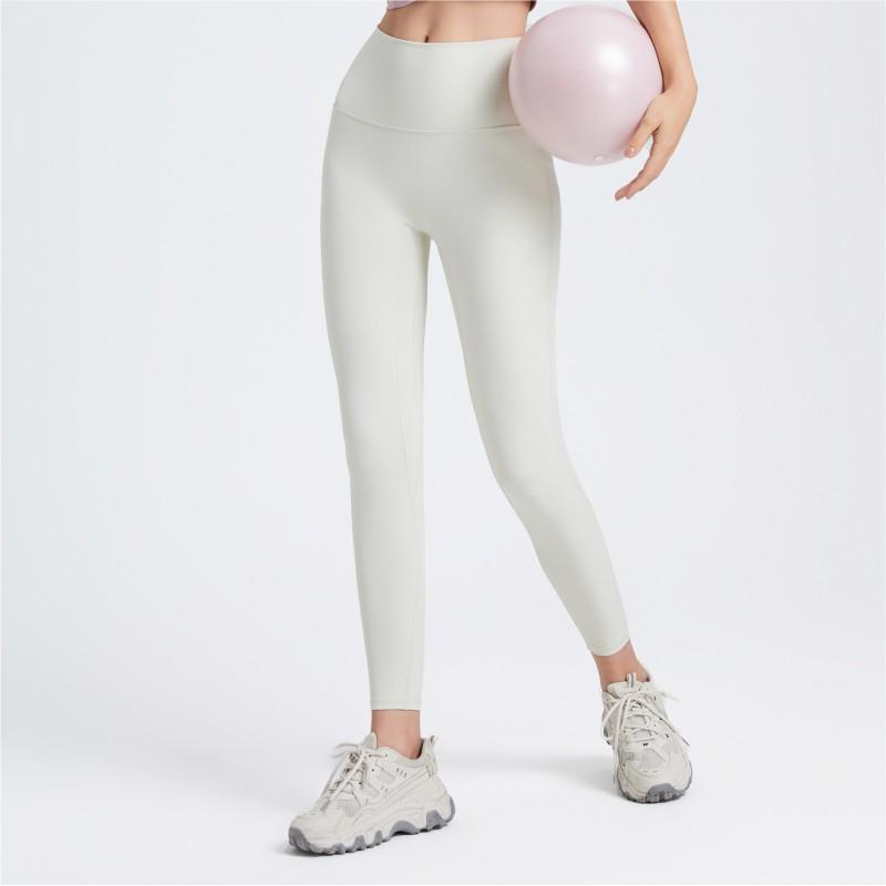 Womens High-Waisted Seamless Yoga Leggings With Butt-Lifting Effect Quick-Dry Stretch Sports Pants Running Gym Summer