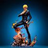 26cmAnime One Piece Character Collection Luffy Zoro Sanji Nami Ace Resin Model Statue Collection Toy Gift Ornaments