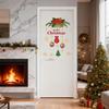 1pc Removable Vinyl Wall Decals, Christmas Snowflake Garland for Home Party, Easy Peel &Stick Decor, No Residue Holiday Stickers