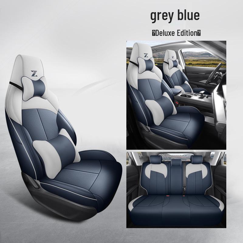 Oshan Z6 Universal Full Leather Car Seat Cushion, All-Season Model
