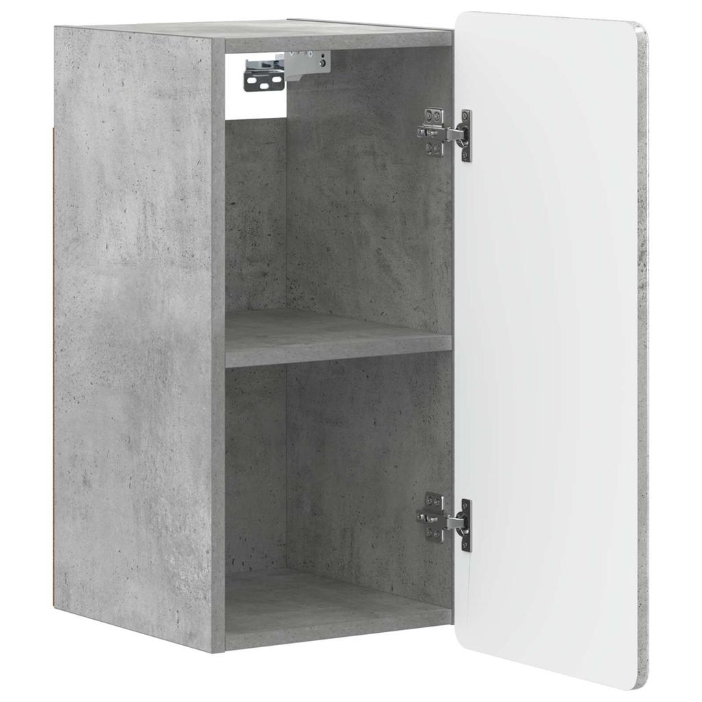 Bathroom Wall Cabinet ZWOLLE Concrete Grey 30 x 31 x 63 cm