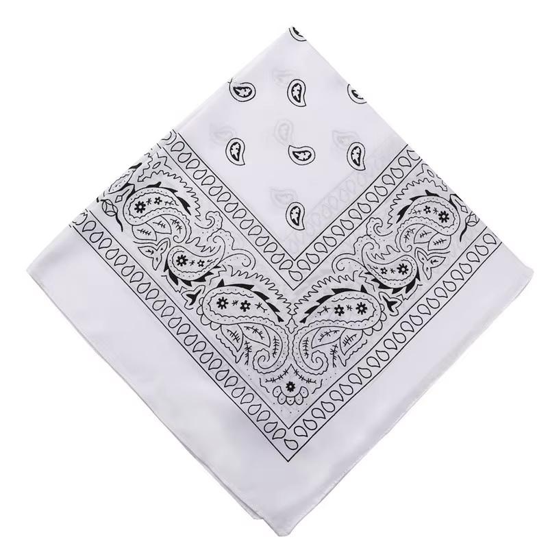 2025 Neu Unisex Herren Damen Bandana Haarband Cowboy Herren Biker Sport Kopfbedeckung Handgelenk Haarwickel Einseitiges Kopftuch Schal Paisley