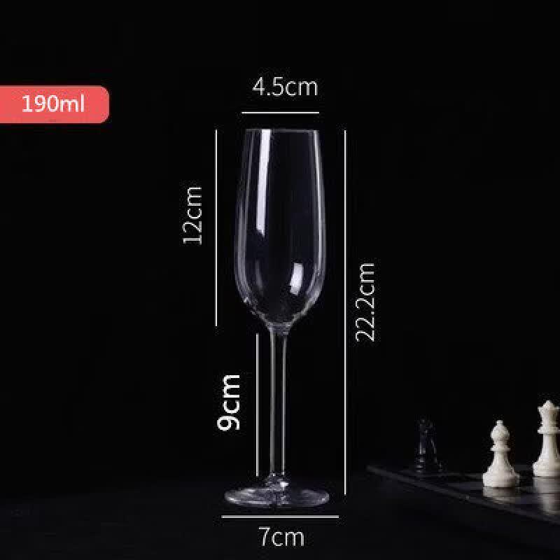 Acrylic Champagne Glass