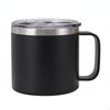 14oz Stainless Steel Coffee Mug Double Walled Vacuum Insulated with Handle Keeps Drinks Warm &