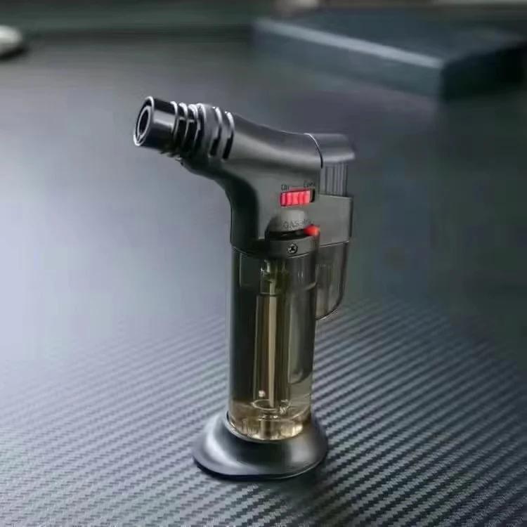 High Jet Flame Butane Gas Lighter Torch Refillable Adjustable Butane Jet Igniter Powerful Turbo Cigar Accessories Portable Tool