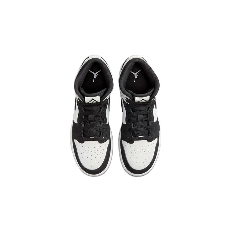 Dětské tenisky Air Jordan 1 Mid SE GS Diamond Bílá Černá Vícebarevná DN4321-100