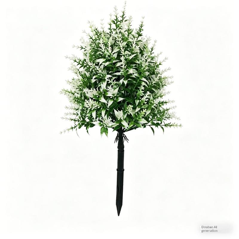 1 Pezzo Resistente ai Raggi UV Senza Sbiadire Felce Persiana Artificiale Paletto da Terra Pianta Verde Finta Per Giardino Patio Cortile Esterno Decorazione Hotel