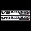 AAUX1 Letter Stickers Car Rear Trunk Emblem Fender Badge Front Grille Sticker For Mercedes Benz AMG GLE43 GLE400 GLE450 GLE53 GLE63S