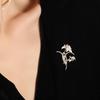 Bo Xin Yun Elegant Peony Pearl & Zircon Bee Brooch