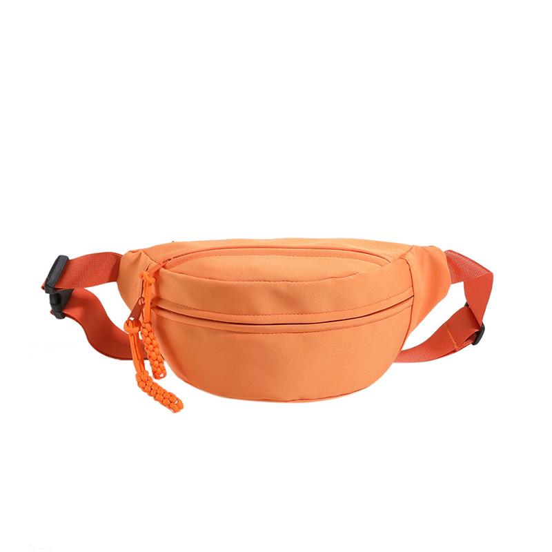 

Японська нагрудна сумка жіноча літня нова повсякденна проста сумка-мессенджер спортивна пара маленька сумка універсальна поясна сумка в гонконгському стилі чоловіча 2024 33cm16cm10cm помаранчевий