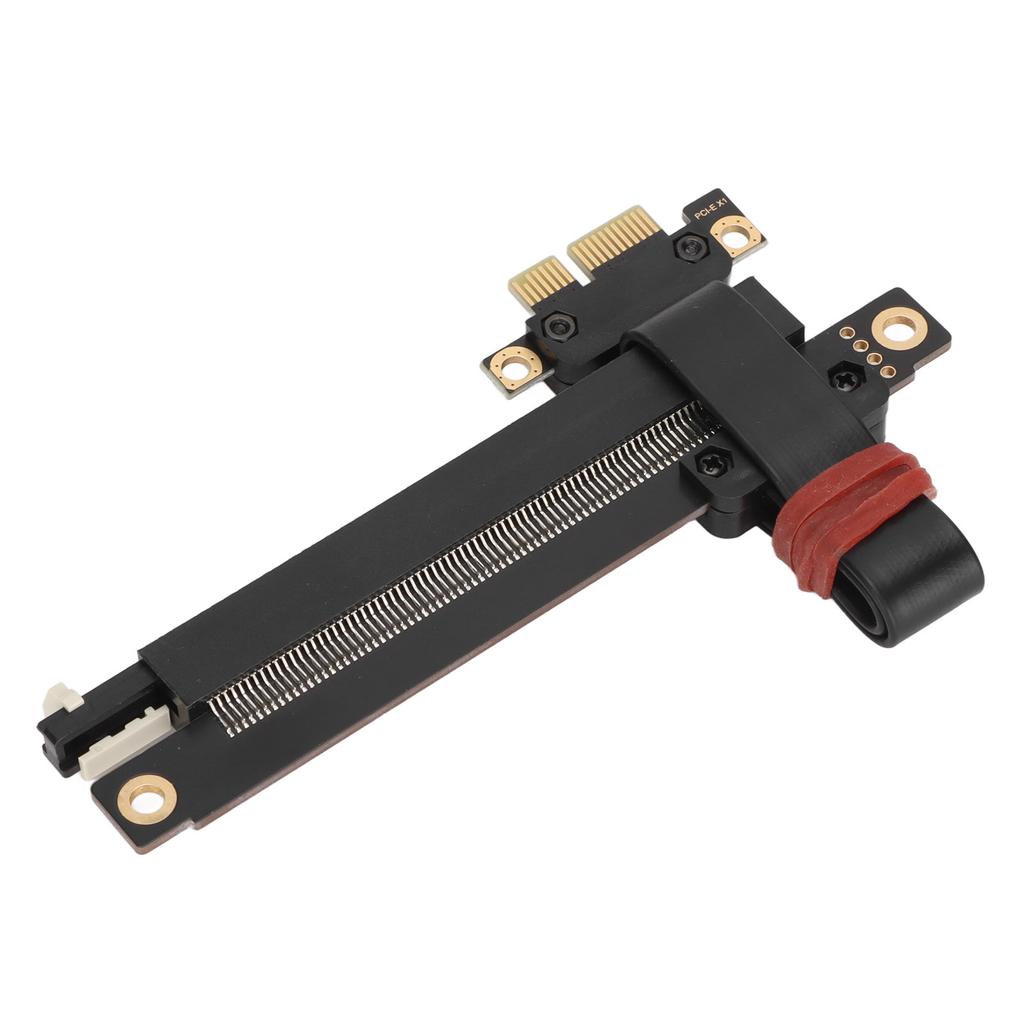 PCIe Extension Cable 20cm 32Gbps Transmission Rate PCI E 3.0 X1 Black Adapter for Graphics Card Sound Card Network