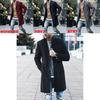 Eleganter Herren-Reversmantel Trenchcoat Mit Klassischem Revers mit Kerbe Und Knopfleiste