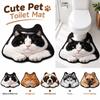 Non-slip Bathroom U-shaped Mat Quick-dry Bath Mat Novelty Toilet Floor Rug  Bathroom
