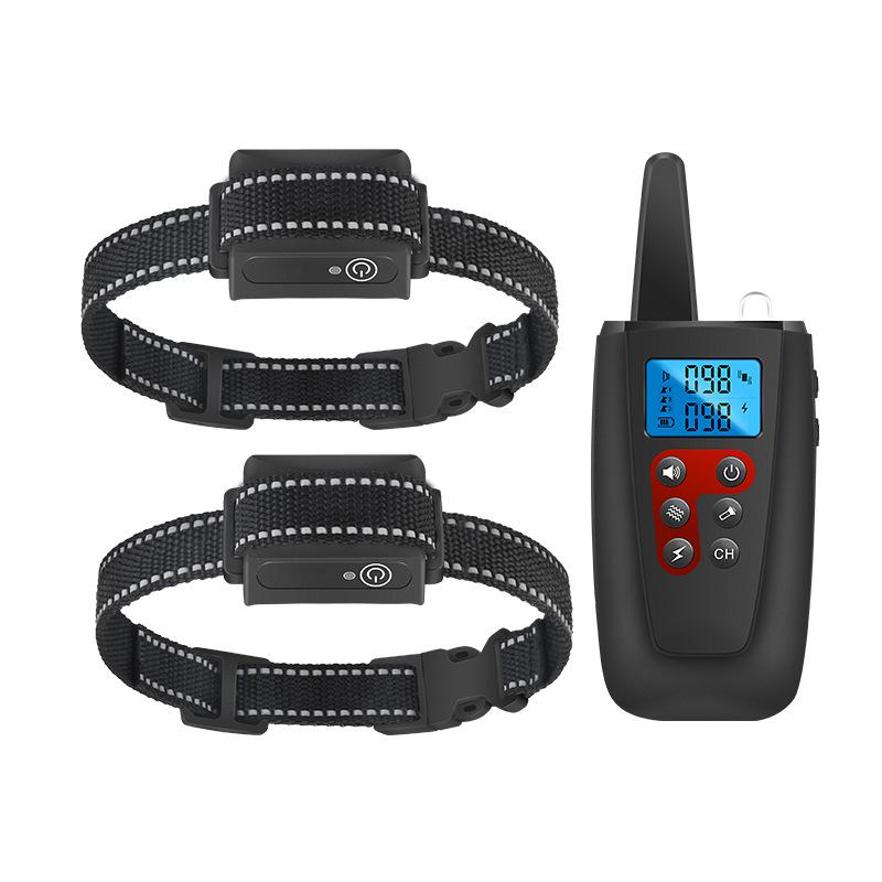 Waterproof Smart Remote Dog Trainer - Multi-Mode Bark Control for Two Dogs