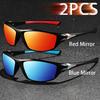 Vintage Fashion Sports Sunglasses Men Women Fishing Cycling Running Mountaineering Eyewear Sun Glasses for Outdoor Activities 7