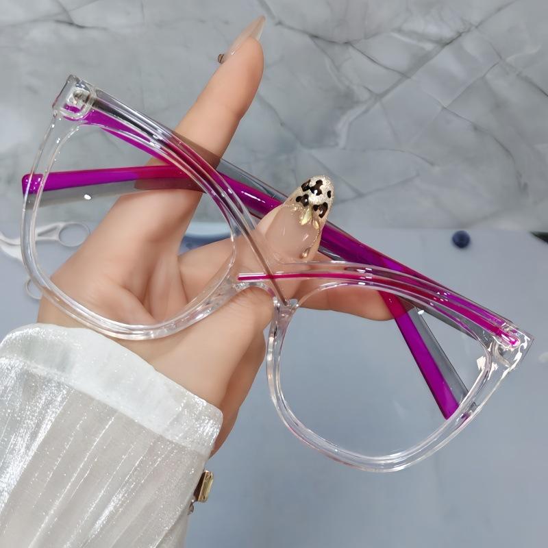 Fashion Cat Eye Women Glasses Frame Plastic Blue Light Blocking Spectacle Eyeglass Frame Female Unisex Computer Eyewear
