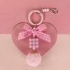 Cute Diy Letter Keychain With Soft Gel Beads For Mobile Phone Bags And Car Keys