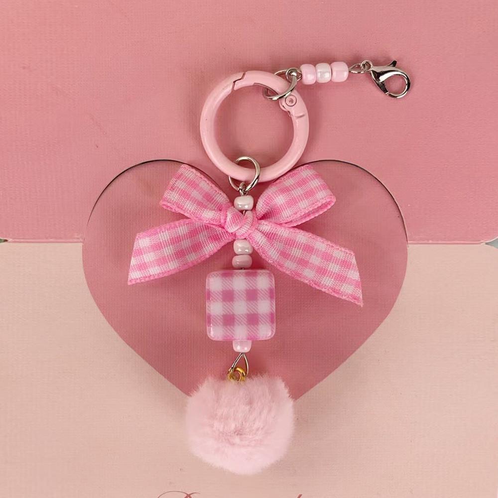 Cute Diy Letter Keychain With Soft Gel Beads For Mobile Phone Bags And Car Keys