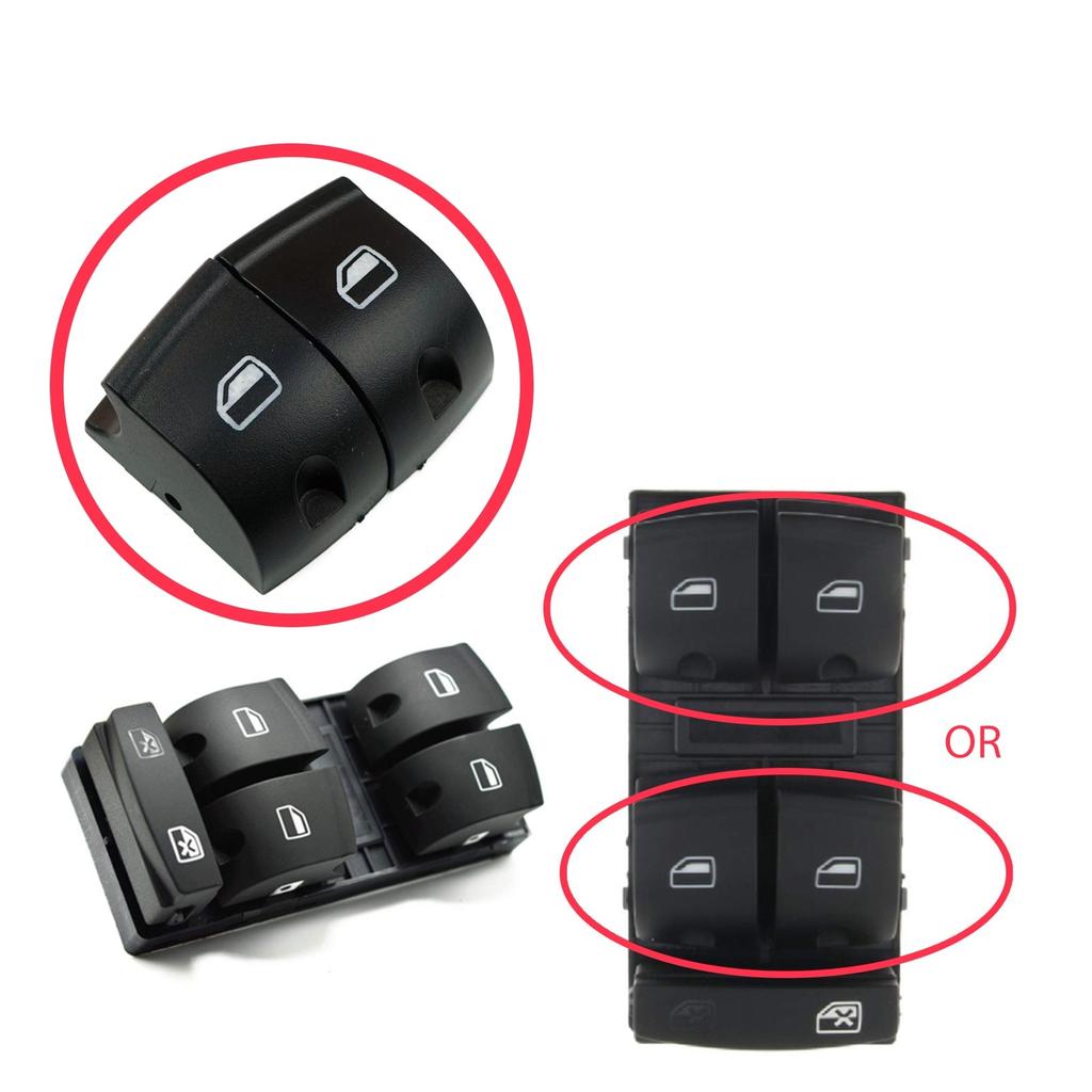 EDP119 Fahrer-Master-Fensterschalter-Tasten-Abdeckkappe 4F0959851 für A3 8P A6 4F C6 Q7 4L
