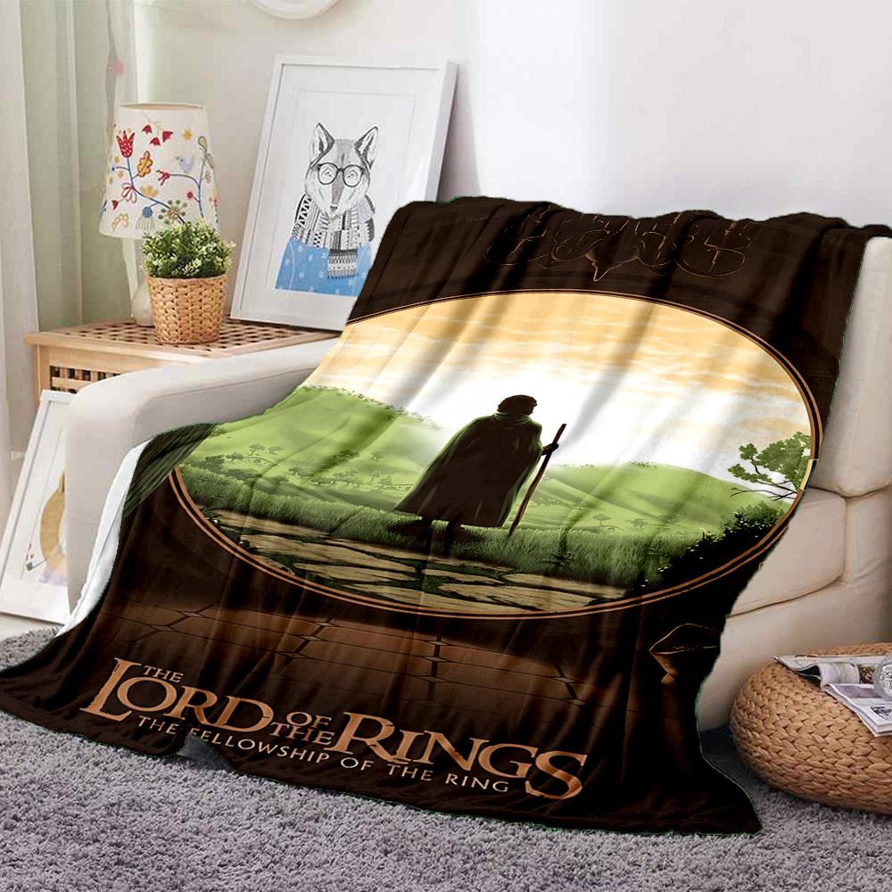 1 Stück Der Herr der Ringe Decke Leichte Flanell-Kuscheldecke für Sofa, Bett, Reise, Wohnzimmer, Büro, Couch, Stuhl und Bett