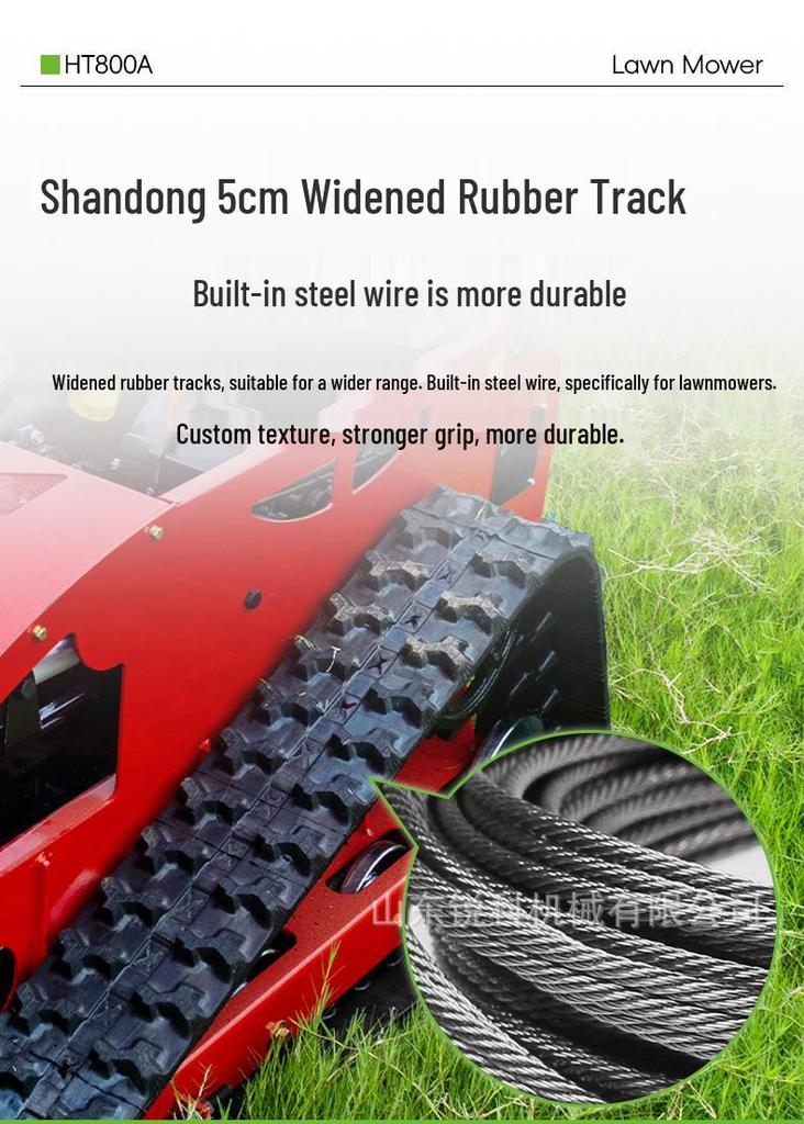Gas-Powered All-Terrain Remote Control Mower & Mulcher for Orchard and Slope Maintenance