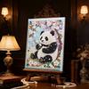 Pearl Painting Kit The Panda Under The Tree Frameless Handicraft DIY Bedroom Decoration Living Room Wall Art Room Decoration Art Craft Decoration