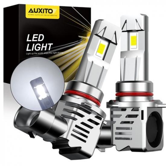 CANBUS 9012 LED Headlight Bulbs Kit Hi/Low Beam 6500K Super Bright High Power EA