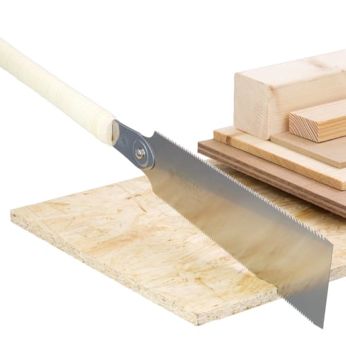 Razorsaw (Razorsaw) Double-Edged Saw by Seiun, Blue Hard, 240mm, Small Grain, Wisteria-Wrapped Handle, Body 651