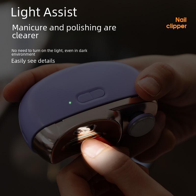 Dual-Purpose Automatic Electric Nail Clippers & Polisher for Hands and Feet - Ideal for Seniors and Kids